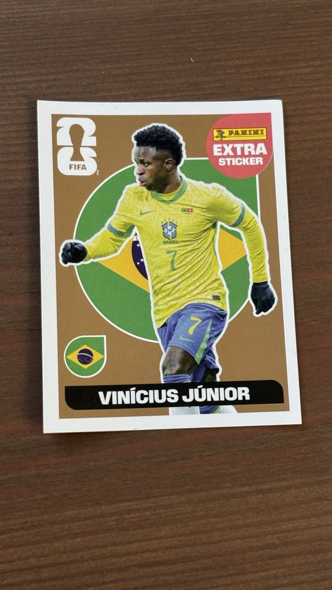 Panini Carte collezionabili: Panini World Cup 2026 Bronze Extra Sticker Vinicius Junior – Nuovo (secondo la descrizione) da Carouge GE venduto da David_1899