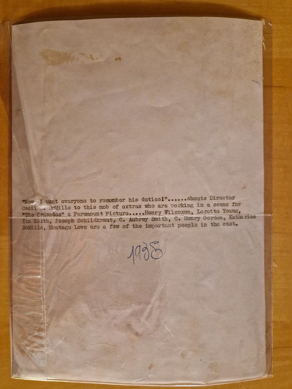 Autografi: Cecil B. DeMille, Original Autogramm s/w, mit Widmung – Usato da Salmsach venduto da Schusoa 1