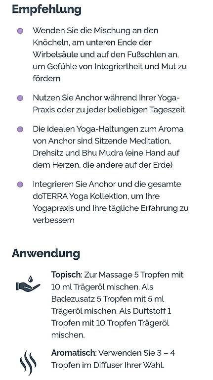 Doterra Oli essenziali: Dõterra Anchor 5ml – Nuovo e nell'imballaggio originale da Lyss venduto da Infinia 3