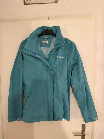 Columbia Regenjacke türkis Grösse XL guter Zustand