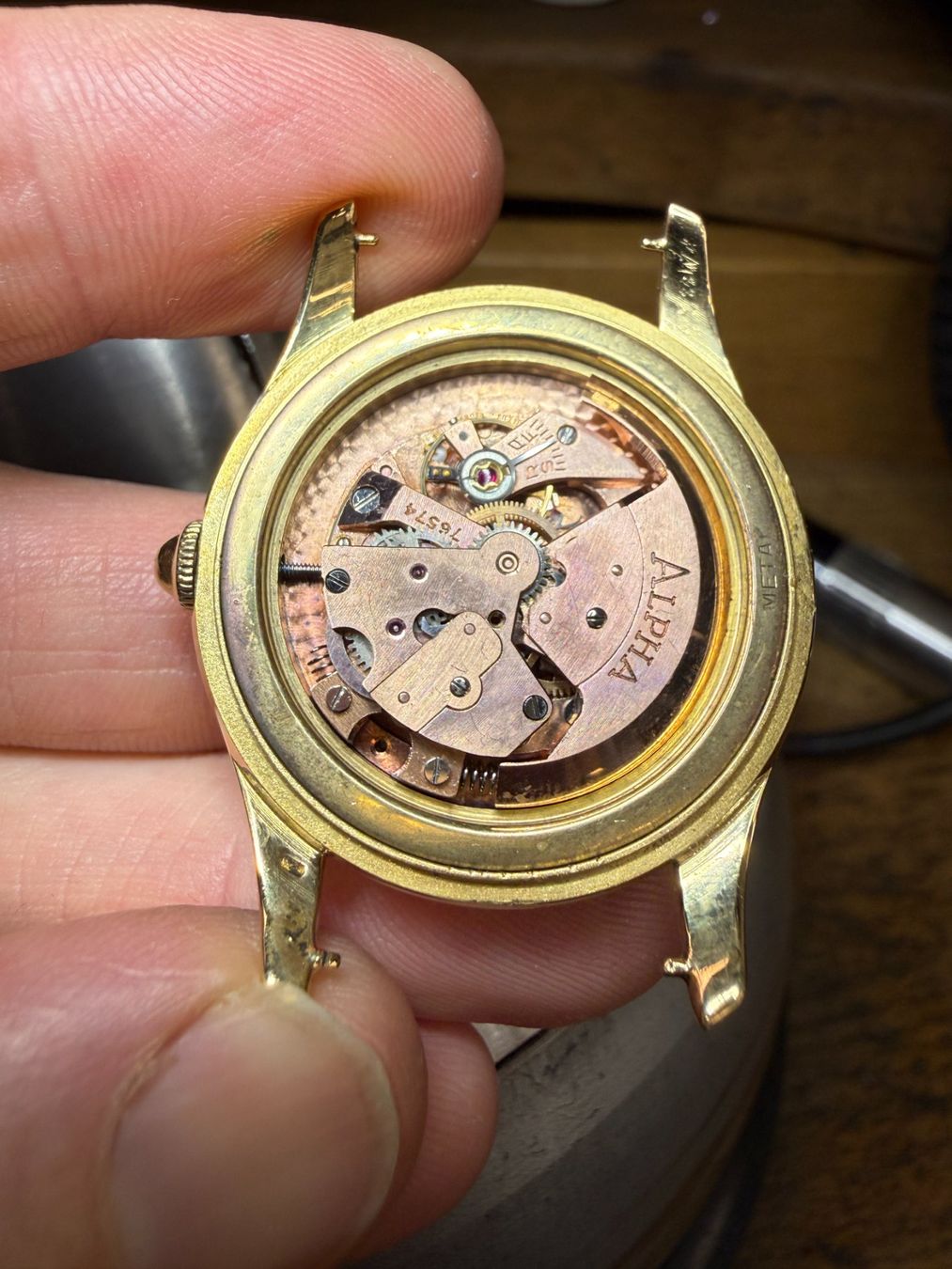 Orologi: Alpha Automatic 36mm 18K Gold Vintage – Usato da Balerna venduto da LabOr_Pesciallo_SAGL 1