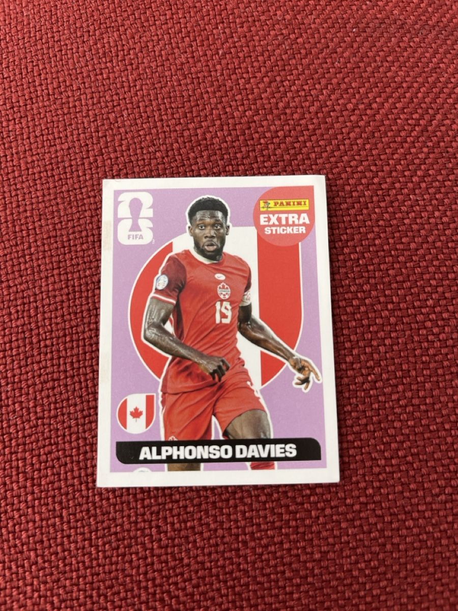 Panini Sammelbilder & Trading cards: Alphonso Davies lila 2026 – Neu (gemäss Beschreibung) aus Zug von Haegito