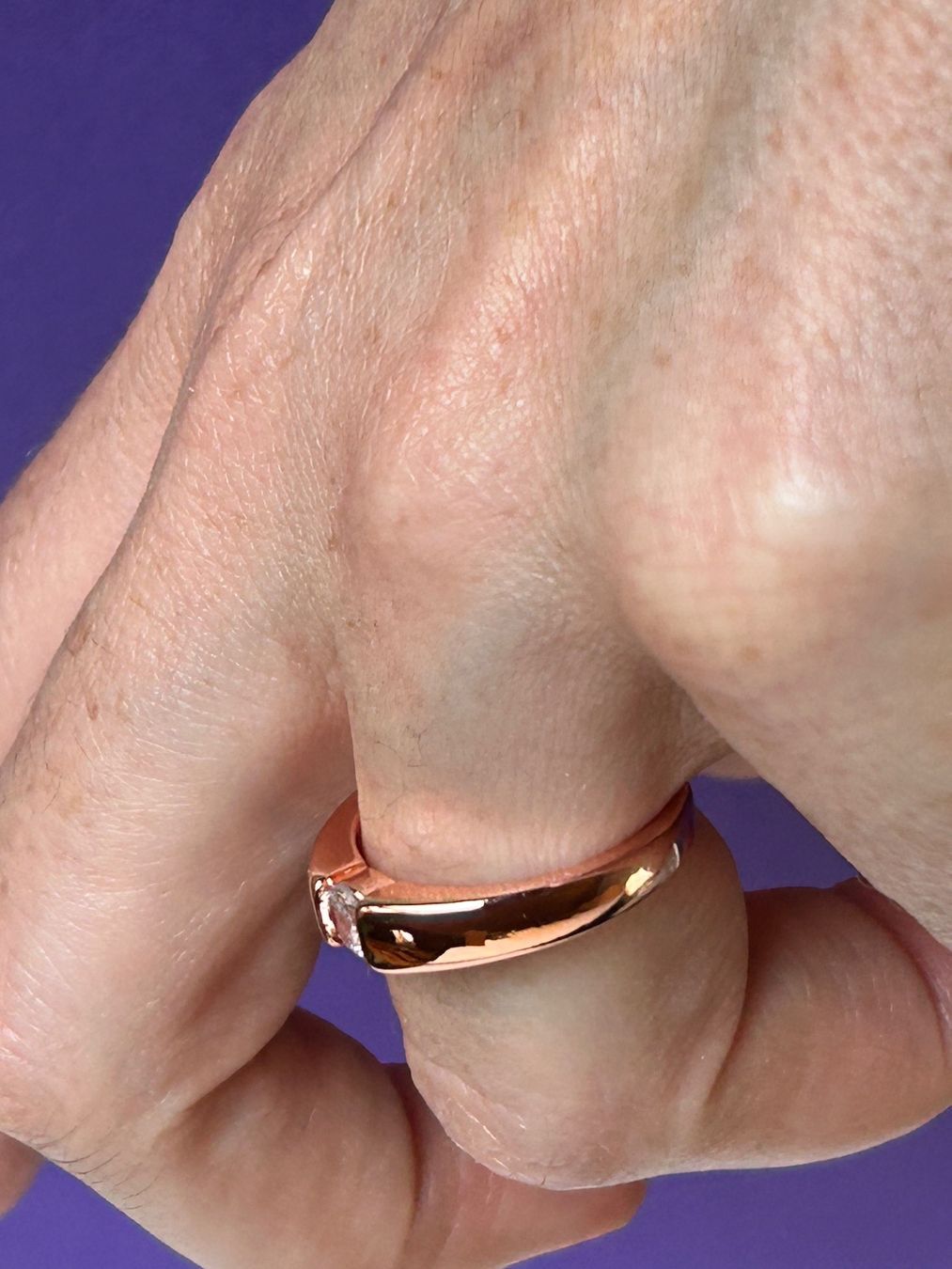 Anelli: Fingerring Rosegoldig klassisch (54) – Nuovo e nell'imballaggio originale da Laufen venduto da Bellavitaboom 6