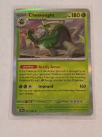 Pokemon CHAOS RISING Chesnaught 007 / 086  🇬🇧 EN Holo