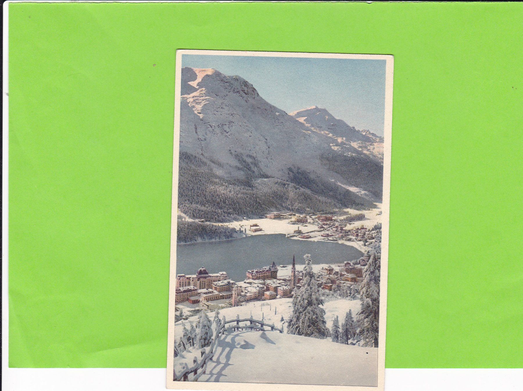 Cartoline postali: St. Moritz Dorf & Bad – Usato da St. Peterzell venduto da neckertal