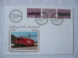 1982 Eröffnung Furka-Basistunnel, Oberwald