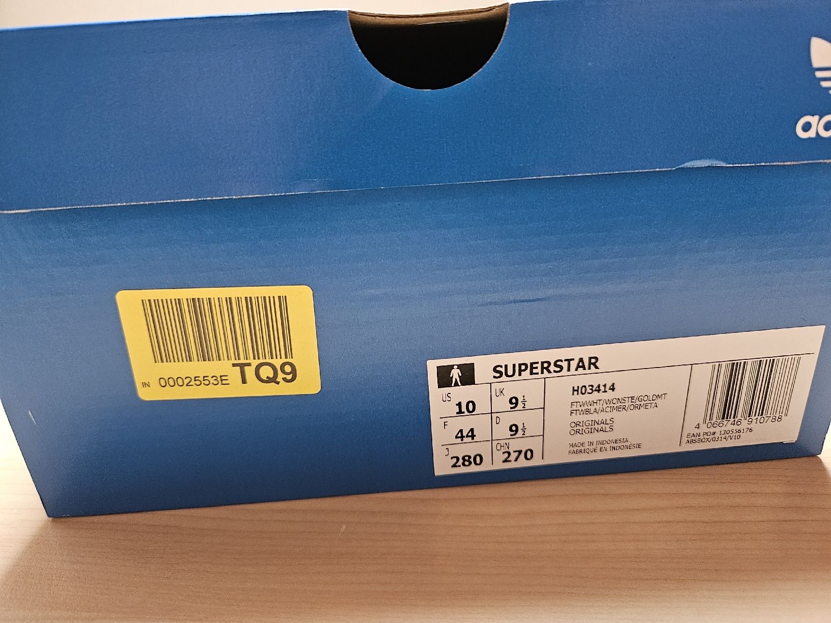 Adidas Scarpe da uomo: adidas superstar – Nuovo e nell'imballaggio originale da Onnens FR venduto da YNM90 1