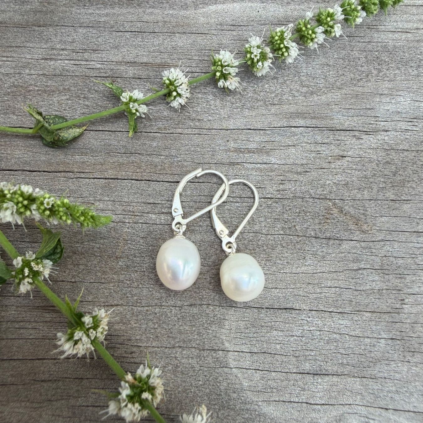 Orecchini pendenti & Orecchini a lobo: Wunderschöne 925Silber schlichte Süsswasserperlen-Ohrringe – Nuovo e nell'imballaggio originale da Rombach venduto da Ivreajewels 2