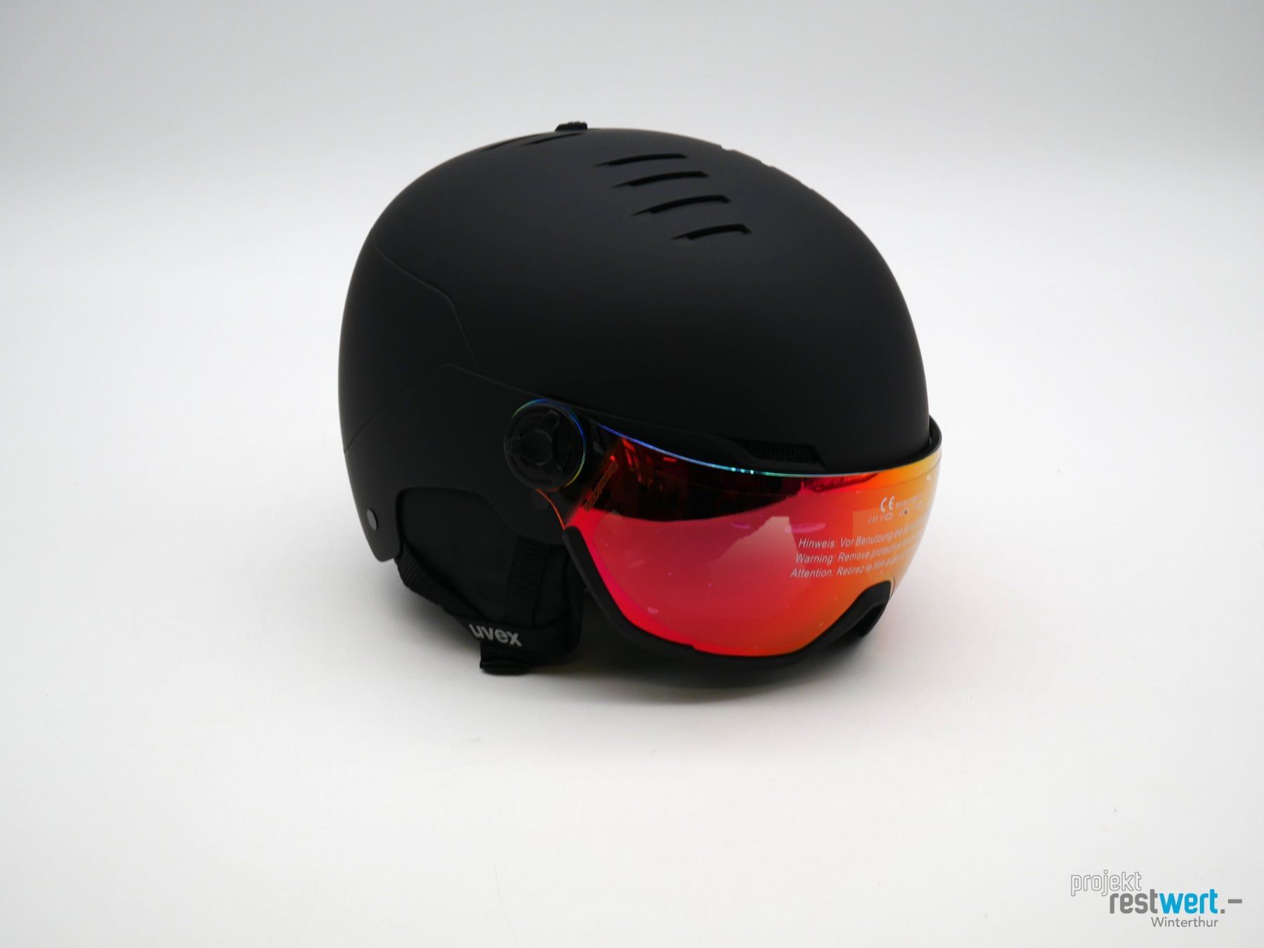Uvex Caschi: UVEX Wanted Visor Skihelm – Nuovo e nell'imballaggio originale da Winterthur venduto da Restwert_Winterthur 1
