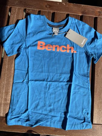 Bench T-Shirt, Gr. 128, blau orange, Neu& originalverpackt