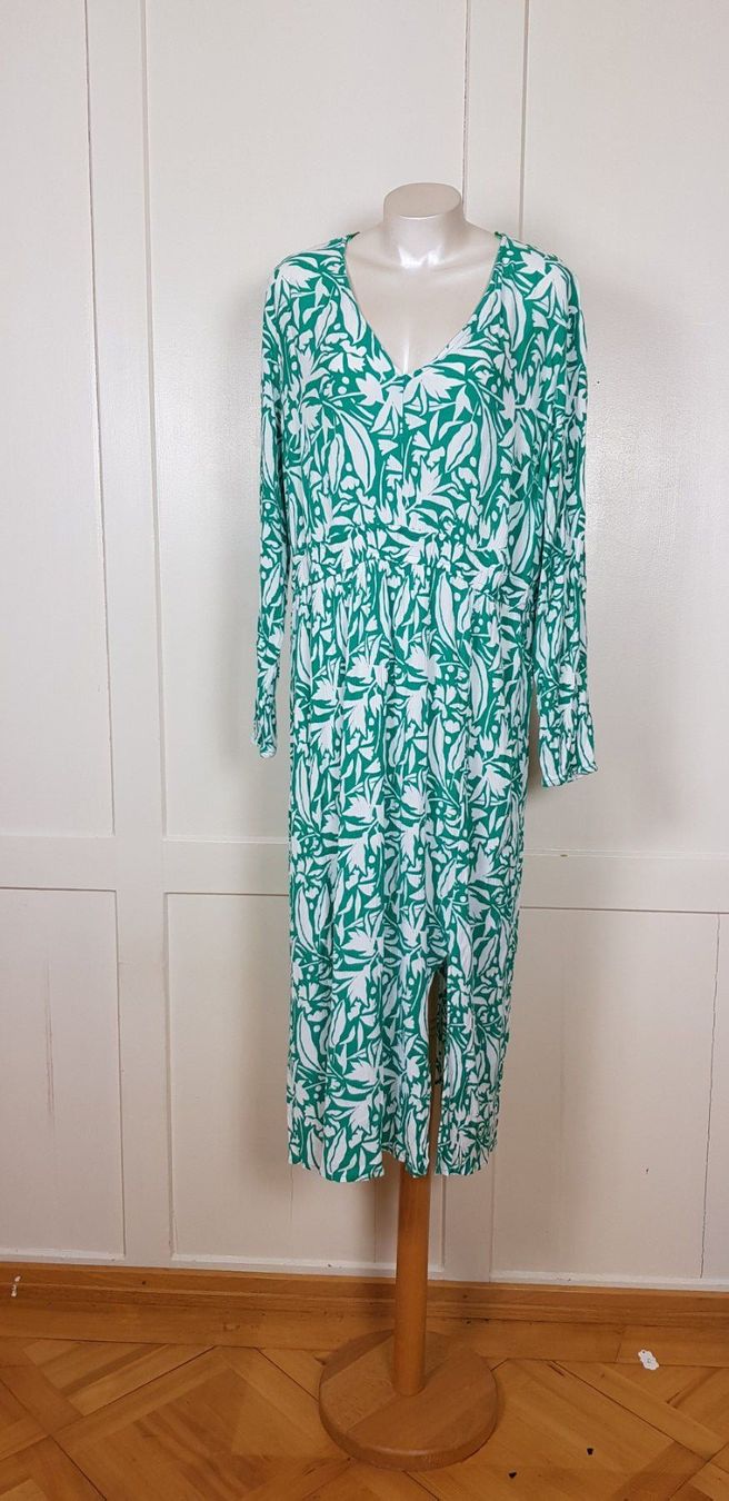 Vestiti: Kleid, Kiabi, Vorderschlitz, Gr. 48 50 52 – Usato da Uster venduto da Astral