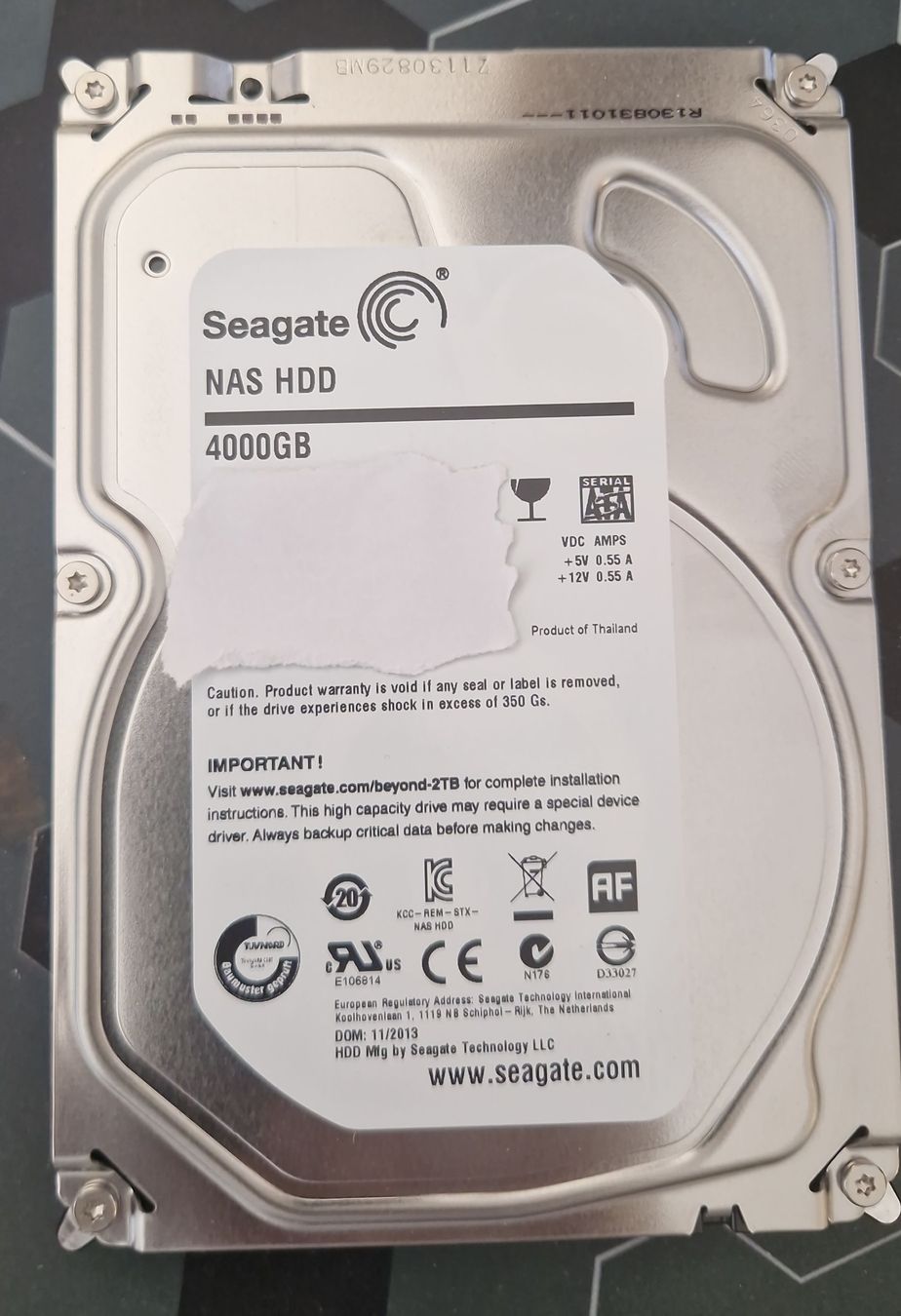Seagate Dischi rigidi: Seagate NAS HDD 4000GB – Usato da Jonen venduto da perkeo1