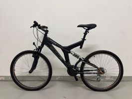 Mountainbike (Bulls Wild), vollgefedert, schwarz