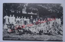 St. Gallen Krummenau Schule und  Bahnhof anno dazumal