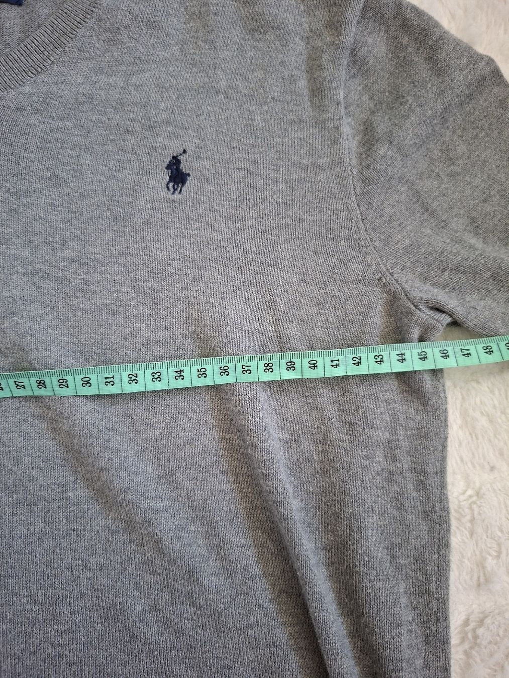 Ralph Lauren Maglioni & Felpe: Pull V Gris Polo Ralph Lauren Avec Écussons Taille xs – Usato da Renens VD venduto da ser_j2fn 4