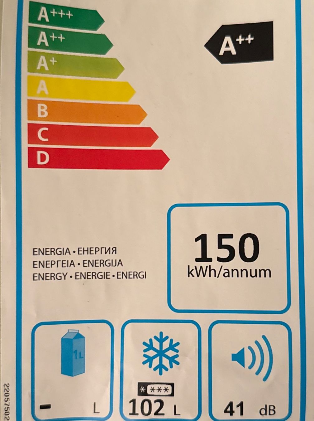 Electrolux Réfrigérateurs: Electrolux A+++  H127 Eibaukühlschrank – D'occasion à Kloten par top2000 7