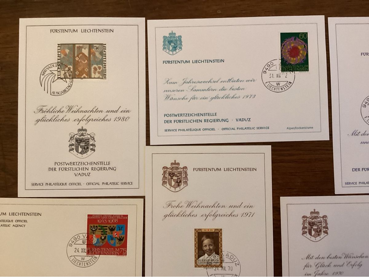 Tutti i francobolli: Weihnachtskarten Fürstentum Lichtenstein – Nuovo (secondo la descrizione) da Gebenstorf venduto da Filu1313 2