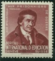 MA406) BIÉ D V) I, Pestalozzi postfrisch 9.-