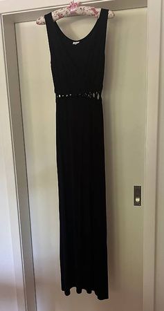 LASCANA Viscose Maxikleid schwarz Gr. S