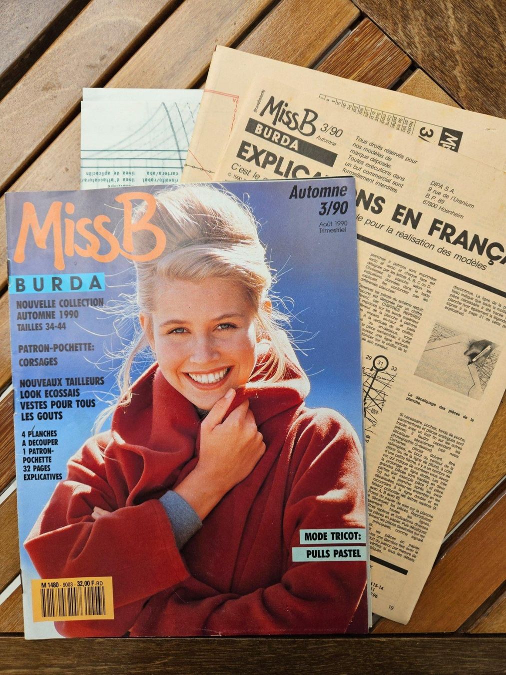 Cartamodelli: Burda Miss B aout 1990 – Usato da Lausanne venduto da tal_01