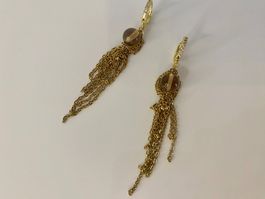 Ohrringe mit Steine 14k