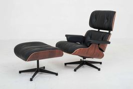 Vitra 670 Lounge Chair & Ottoman von Eames, XL Palisander