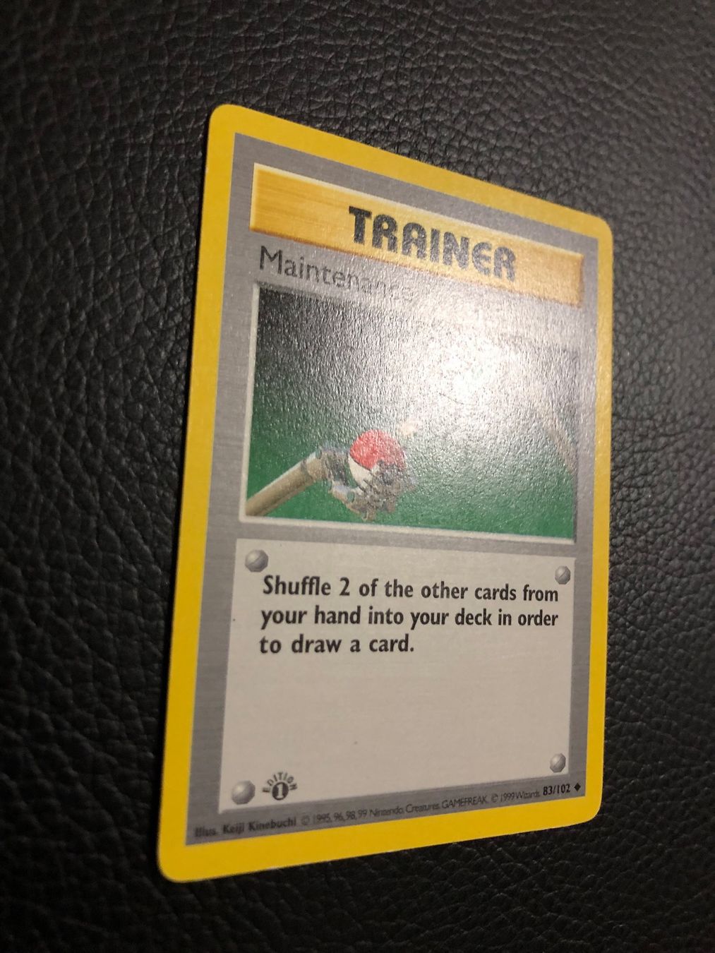 Pokémon Cartes à collectionner: Base Set Shadowless Maintenance 83/102 1st edition Ab 1 – D'occasion à Paradiso par Pkmn10 1