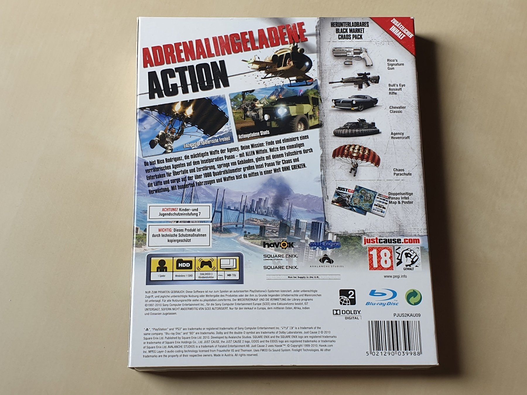 Sony Giochi: Just Cause 2 Limited Edition – Usato da Stansstad venduto da collectorsshop 1