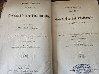 Livres: Antike Bücher "Geschichte der Philosphie" – D'occasion à Frauenfeld par Blakely 1