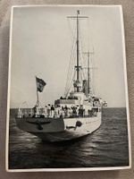 Fotodruck 12x17cm Neues Schiff der Kriegsmarine Rarität!