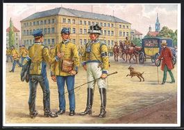 Dresden, Sächs. Briefträger und Postil