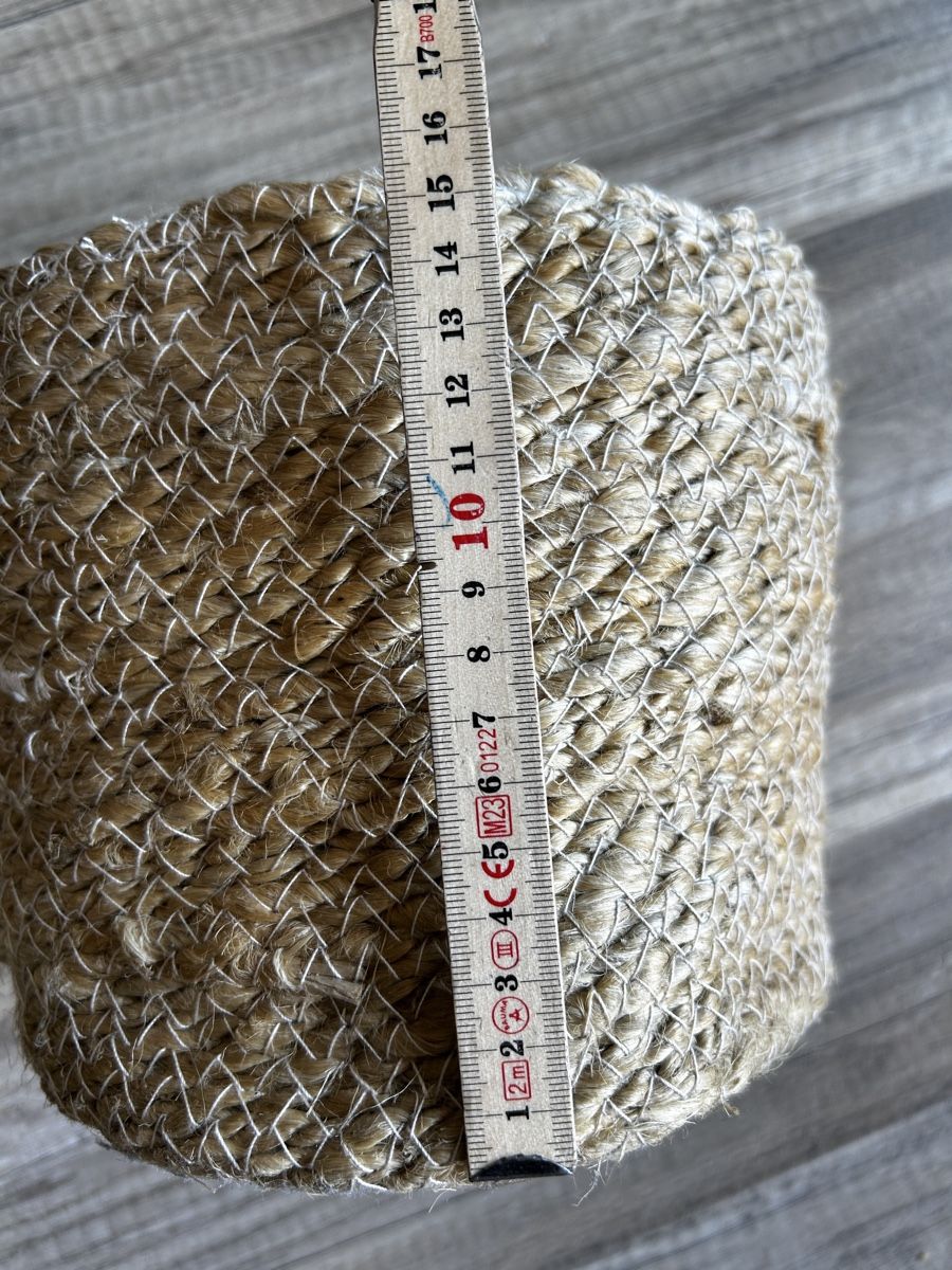 Pots de fleurs: 3er Set Mica Decorations Jute-Übertöpfe – D'occasion à Obfelden par JackyRot 3