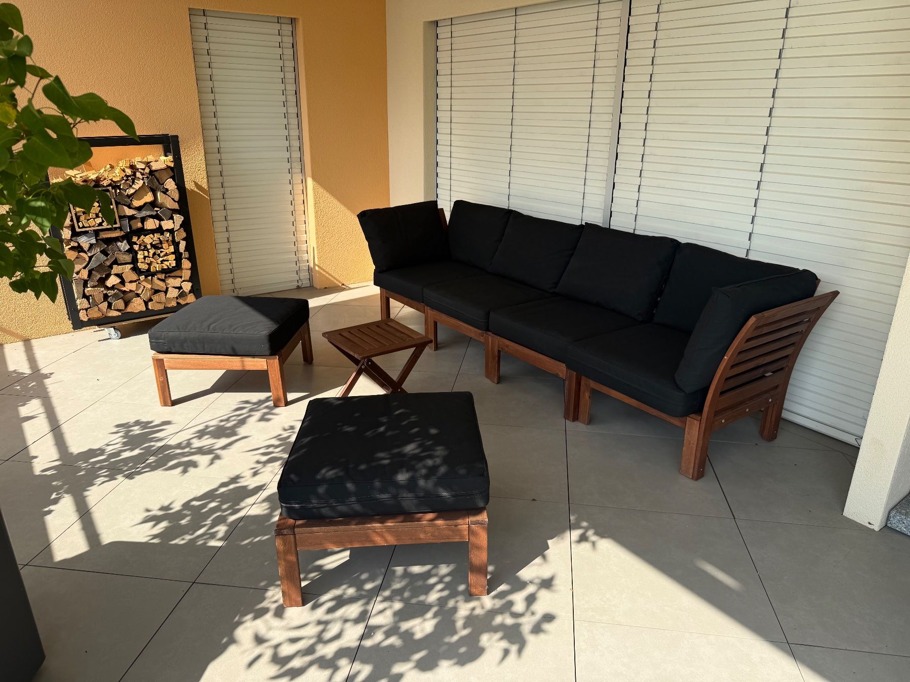 Ikea Sofas: Lounge Holz – Gebraucht aus Ennetmoos von menzi48