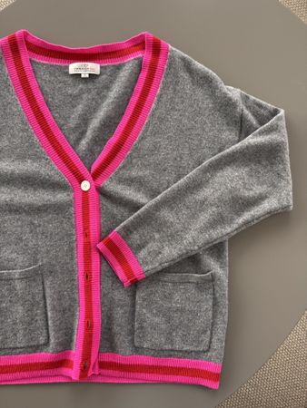 Cashmere Cardigan Grau Gr. S