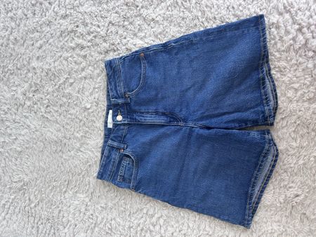 Jeans Shorts blau H&M Groesse 36