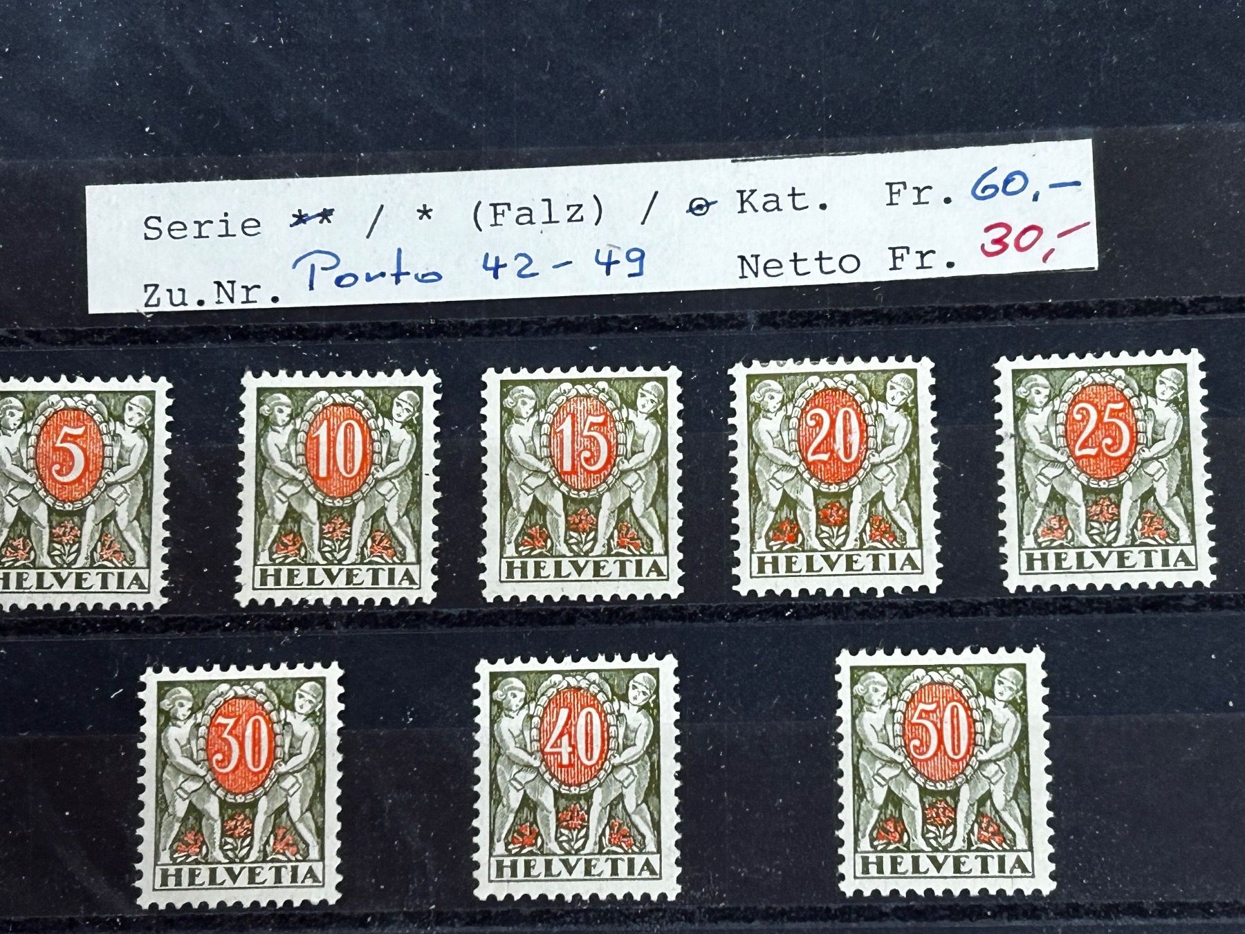 Tutti i francobolli: Briefmarken 1942-1949 – Usato da Dittingen venduto da Bellevista 7