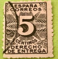 Briefmarken aus  Spanien 1931 Ziffer gestempelt