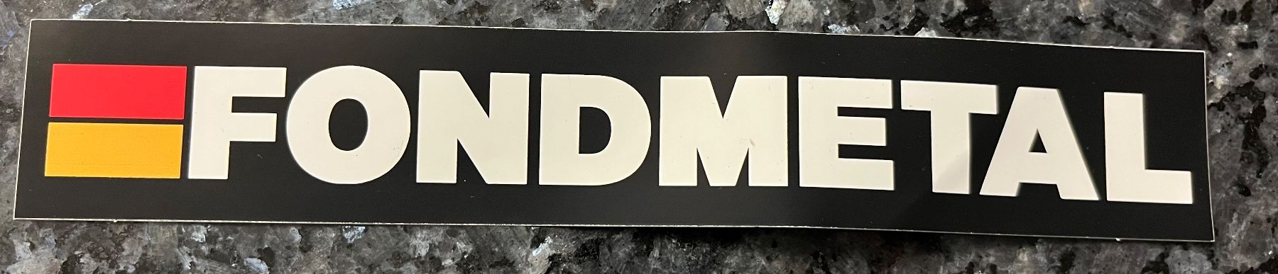 Aufkleber: Fondmetal Aufkleber Sticker 24x4cm – Neu (gemäss Beschreibung) aus Goldach von SSRConzept