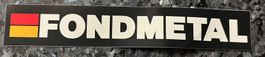 Fondmetal Aufkleber Sticker 24x4cm