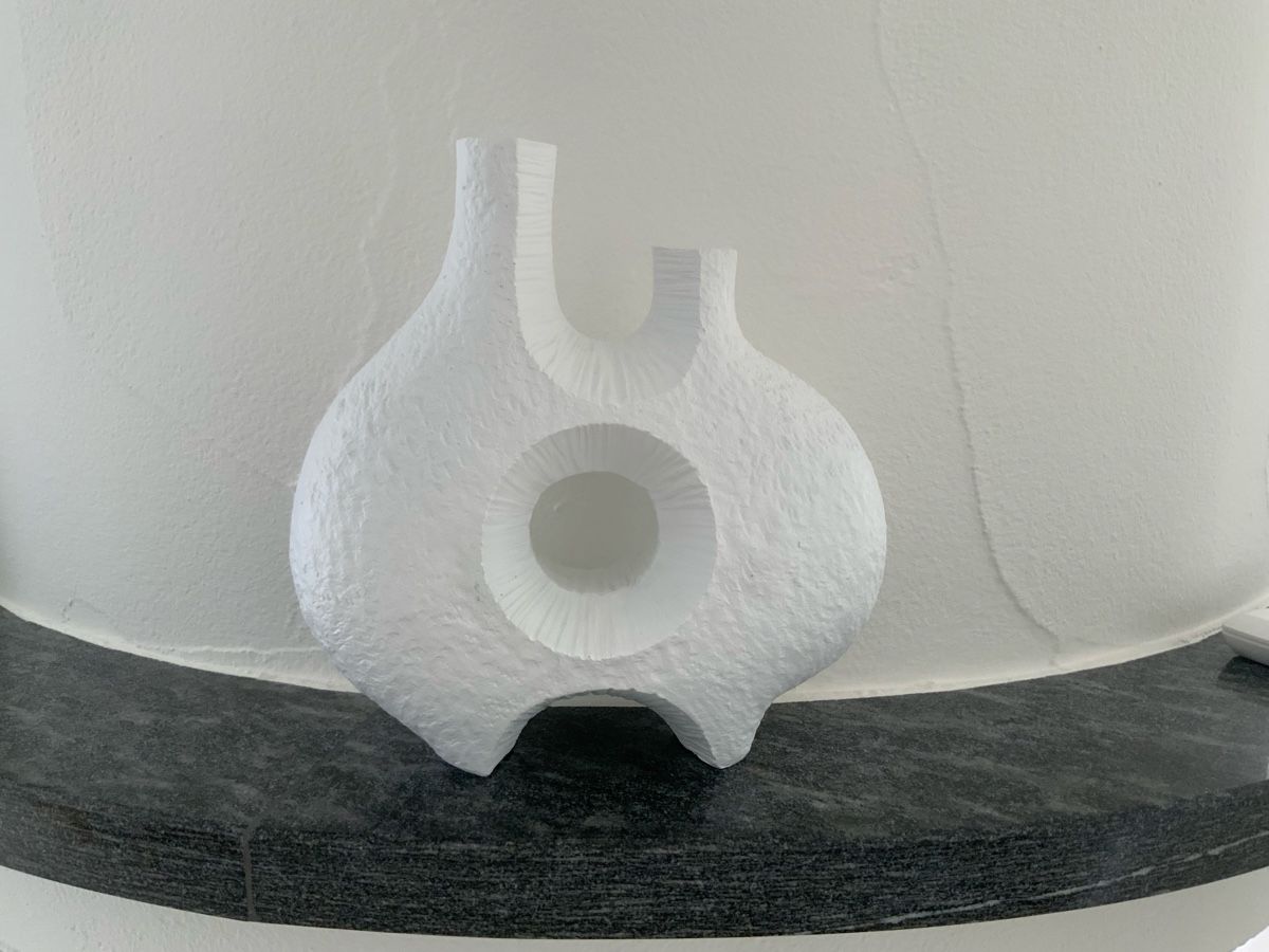 Vasi & Recipienti: Blumenvase, weiss, noch nie gebraucht – Nuovo e nell'imballaggio originale da Oberwil venduto da xdb_gw6t