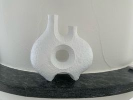 Blumenvase, weiss, noch nie gebraucht