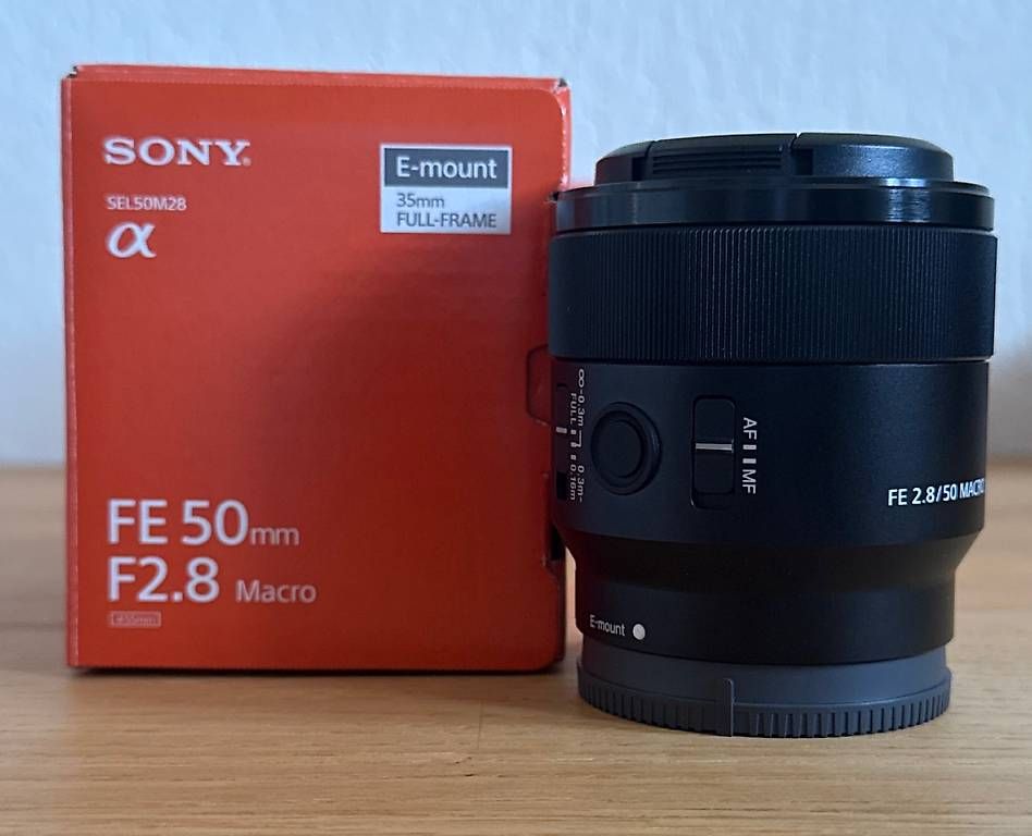 Sony Objektive: Sony FE 50mm F2.8 Macro – Gebraucht aus Gränichen von zuhaben...
