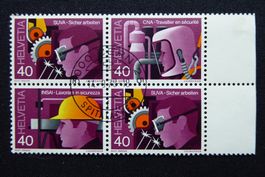(z080) 1978: 4er Block 614I mit ET ʘ