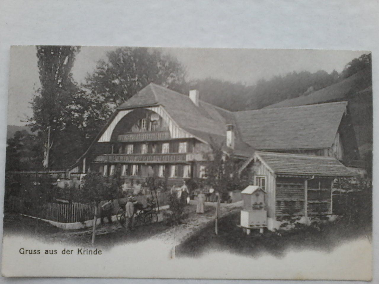 Cartoline postali: Sigriswil, "Krinde", von 1923 – Usato da Niederscherli venduto da Lucia16
