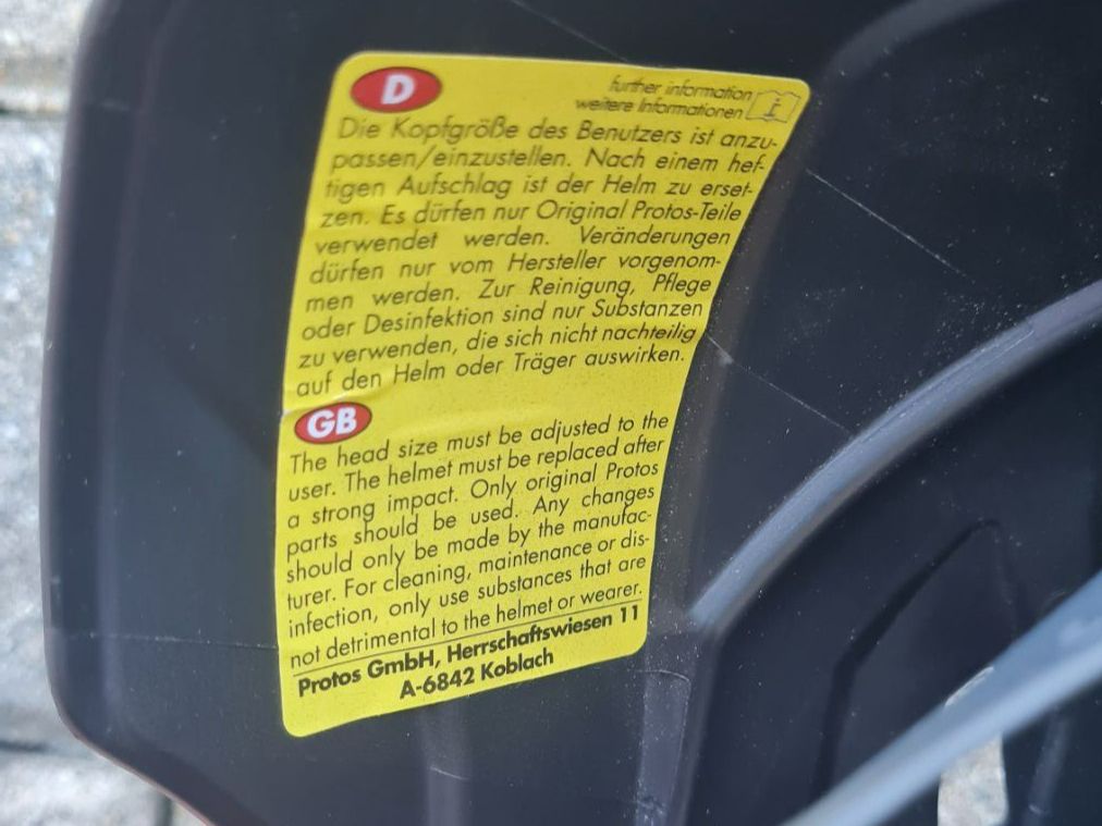 Protos Protezione per viso e udito: Helm / Forsthelm / Pfanner / Protos / Integral / Schwarz – Usato da Safenwil venduto da Husqi2000 5