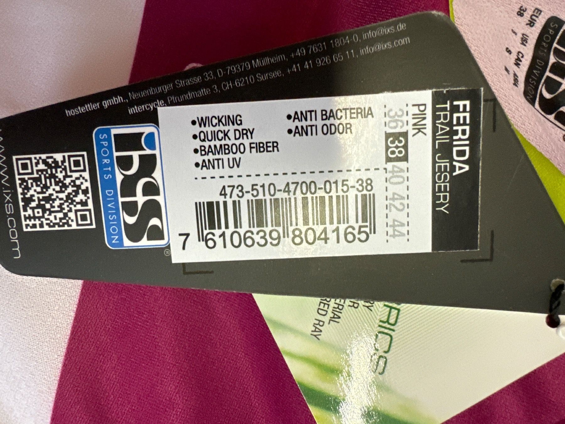 Leibchen & Hosen: IXS Oberteil Grösse 38 FRauen – Neu (gemäss Beschreibung) aus Wangs von Haselika 1