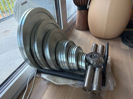 Olympische Hantelscheiben Set 50mm sehr guter Zustand