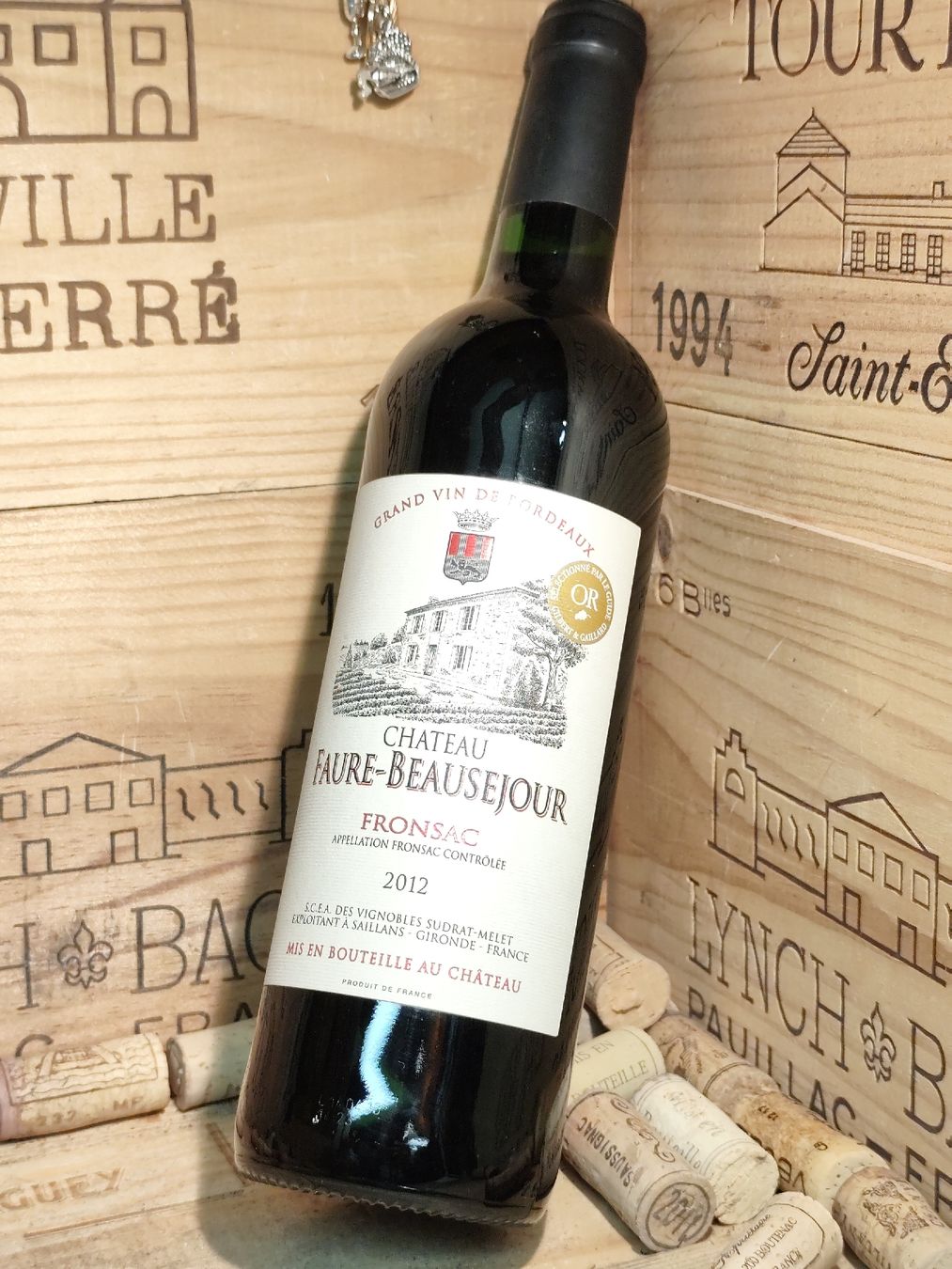 Vino: 2012 Chateau Faure-Beausejour – Nuovo e nell'imballaggio originale da Büsserach venduto da Vintage-vins 4