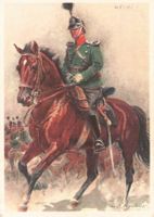 #Künstlerkarte Hugentobler , Militär