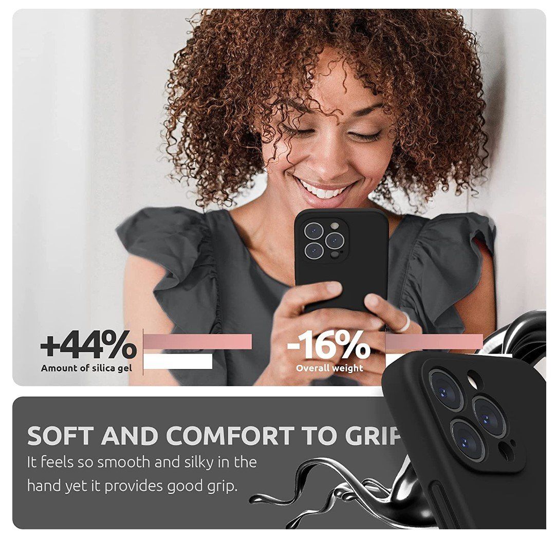Cover & Protezioni schermo: iPhone 13 Pro Soft Touch Silikon Case Hülle - schwarz – Nuovo e nell'imballaggio originale da Rorschacherberg venduto da elektrofreak 3